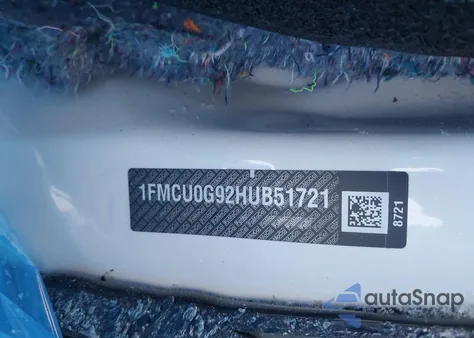 2017 Ford Escape Se from USA, damaged, VIN 1FMCU0G92HUB51721